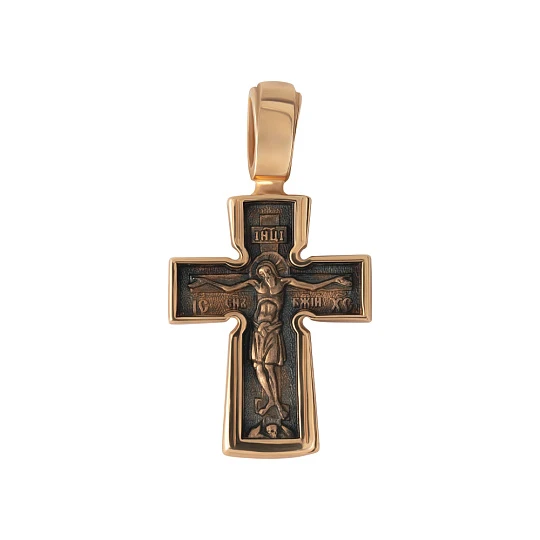 Подвеска золотая Т14006795 | Кресты православные подвески и кулоны купить по выгодной цене в ювелирном магазине ⭐️ «Золотая Подкова»