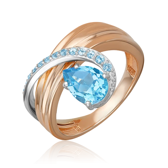 Кольцо золотое 01-5708-00-201-1111 | Ювелирные изделия от бренда Платина 💍 купить по доступной цене в ювелирной сети «Золотая Подкова»