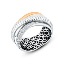 Кольцо серебряное 01003-10-091401-00 | Кольцо серебряное 01003-10-091401-00 купить по цене 14613 руб. в ювелирном магазине ⭐️ «Золотая Подкова»