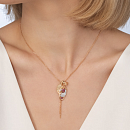 Подвеска золотая 03-3318-00-204-1140 №23 8 | Подвеска золотая 03-3318-00-204-1140 №23 8 купить по цене 50164 руб. в ювелирном магазине ⭐️ «Золотая Подкова»