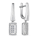 Серьги золотые 25663-200 | Серьги золотые 25663-200 купить по цене 145013 руб. в ювелирном магазине ⭐️ «Золотая Подкова»