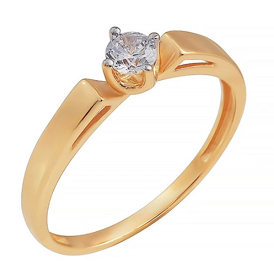 Кольцо из золота с бриллиантами