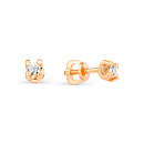 Серьги золотые 22273-100 | Серьги золотые 22273-100 купить по цене 66995 руб. в ювелирном магазине ⭐️ «Золотая Подкова»