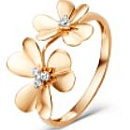 Кольцо золотое 013471-1102 | Кольцо золотое 013471-1102 купить по цене 44775 руб. в ювелирном магазине ⭐️ «Золотая Подкова»