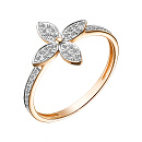 Кольцо золотое 15108-100 | Кольцо золотое 15108-100 купить по цене 59591 руб. в ювелирном магазине ⭐️ «Золотая Подкова»