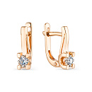 Серьги золотые 23572-100 | Серьги золотые 23572-100 купить по цене 94845 руб. в ювелирном магазине ⭐️ «Золотая Подкова»