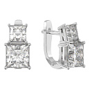 Серьги серебряные 1043592-01210 | Серьги серебряные 1043592-01210 купить по цене 5517 руб. в ювелирном магазине ⭐️ «Золотая Подкова»