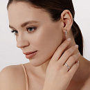 Серьги золотые 25435-100 | Серьги золотые 25435-100 купить по цене 172558 руб. в ювелирном магазине ⭐️ «Золотая Подкова»