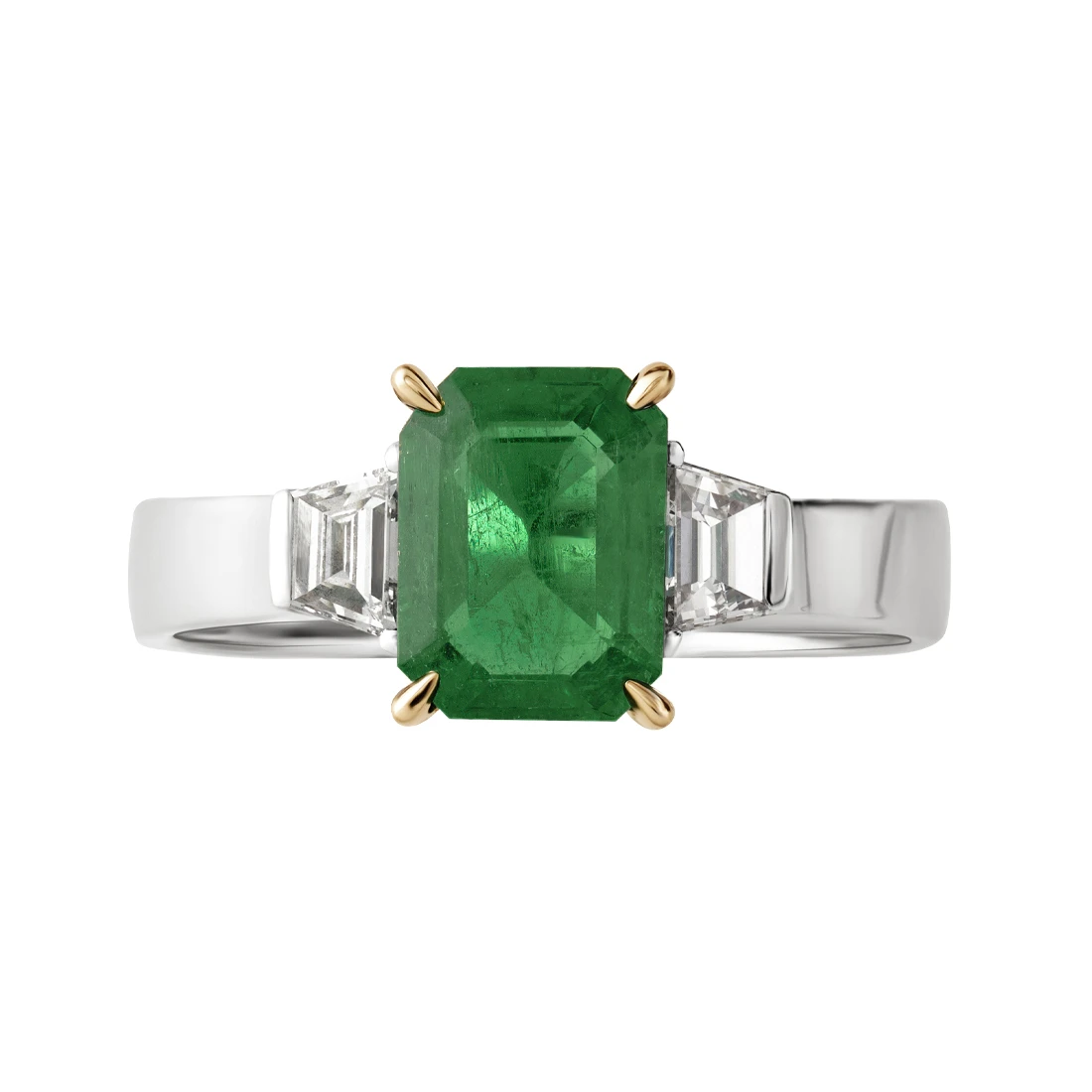 Кольцо золотое 702-00671-91-41-01-10 | Кольца с изумрудами купить по выгодной цене в ювелирном магазине ⭐️ «Золотая Подкова»