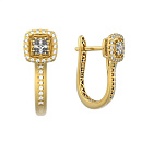 Серьги золотые 1894 | Серьги золотые 1894 купить по цене 131914 руб. в ювелирном магазине ⭐️ «Золотая Подкова»