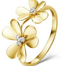 Кольцо золотое 013471-4102 | Кольцо золотое 013471-4102 купить по цене 40144 руб. в ювелирном магазине ⭐️ «Золотая Подкова»