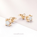 Серьги золотые 22273-100 | Серьги золотые 22273-100 купить по цене 76042 руб. в ювелирном магазине ⭐️ «Золотая Подкова»