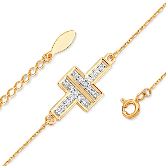 Браслет золотой Б13121068 | Браслеты купить по доступной цене в ювелирном магазине «Золотая Подкова»