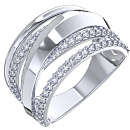 Кольцо серебряное 1101622-00775 | Кольцо серебряное 1101622-00775 купить по цене 4492 руб. в ювелирном магазине ⭐️ «Золотая Подкова»