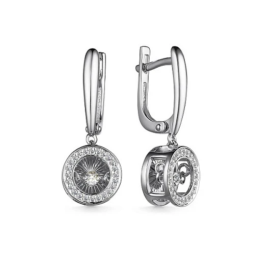 Серьги из золота с бриллиантами