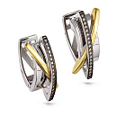 Серьги золотые 12-2720-1000 | Серьги золотые 12-2720-1000 купить по цене 233640 руб. в ювелирном магазине ⭐️ «Золотая Подкова»