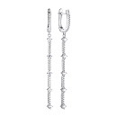 Серьги серебряные CZ-E01788-X-W-X-X-W | Серьги серебряные CZ-E01788-X-W-X-X-W купить по цене 8056 руб. в ювелирном магазине ⭐️ «Золотая Подкова»