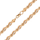 Браслет золотой А 023011 | Браслет золотой А 023011 купить по цене 88908 руб. в ювелирном магазине ⭐️ «Золотая Подкова»