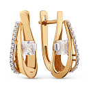 Серьги золотые 032932-1102 | Серьги золотые 032932-1102 купить по цене 66825 руб. в ювелирном магазине ⭐️ «Золотая Подкова»