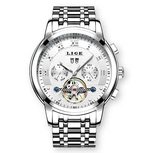 Часы W9590-03 механические, муж. | Стальные часы купить по выгодной цене в ювелирном магазине ⭐️ «Золотая Подкова»