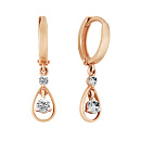 Серьги золотые 831878 | Серьги золотые 831878 купить по цене 48660 руб. в ювелирном магазине ⭐️ «Золотая Подкова»