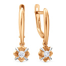 Серьги золотые Т14102В054 | Серьги золотые Т14102В054 купить по цене 131089 руб. в ювелирном магазине ⭐️ «Золотая Подкова»