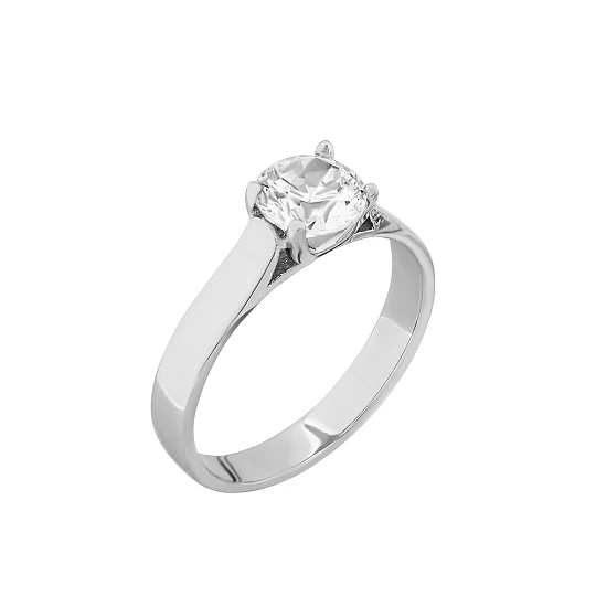 Кольцо серебряное CAS3854R | Ювелирные изделия в сети Золотая Подкова