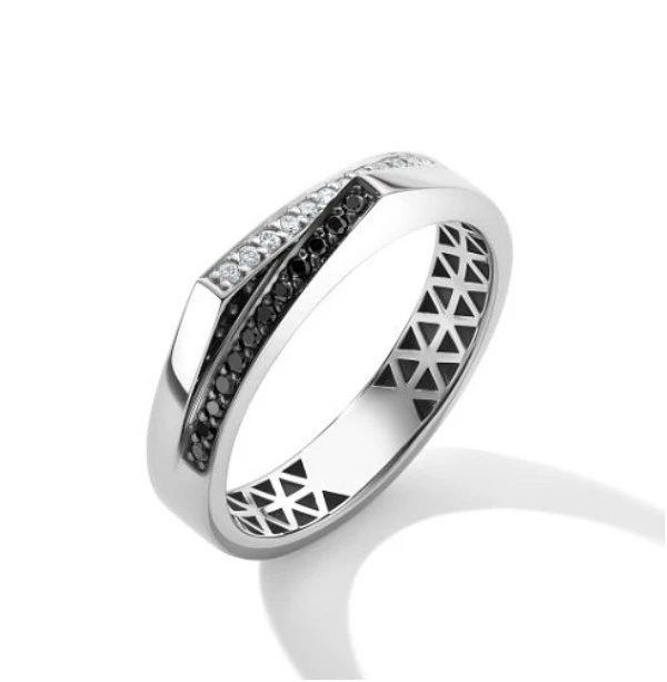 Кольцо золотое 15988-213 | Кольца дорожка купить по выгодной цене в ювелирном магазине ⭐️ «Золотая Подкова»