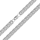 Цепь серебряная 3001R185L65 | Цепь серебряная 3001R185L65 купить по цене 77959 руб. в ювелирном магазине ⭐️ «Золотая Подкова»