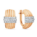 Серьги золотые Т14102В125 | Серьги золотые Т14102В125 купить по цене 272561 руб. в ювелирном магазине ⭐️ «Золотая Подкова»