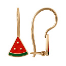 Серьги золотые 016892-1680 | Серьги золотые 016892-1680 купить по цене 16604 руб. в ювелирном магазине ⭐️ «Золотая Подкова»