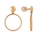 Серьги золотые 1044042-10000 | Серьги золотые 1044042-10000 купить по цене 43680 руб. в ювелирном магазине ⭐️ «Золотая Подкова»