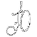 Подвеска серебряная 85952"Ю"с