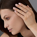 Кольцо золотое 15119-200 | Кольцо золотое 15119-200 купить по цене 53486 руб. в ювелирном магазине ⭐️ «Золотая Подкова»