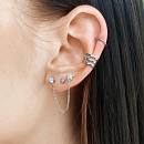 Серьги серебряные 02DE6077a-202 | Серьги серебряные 02DE6077a-202 купить по цене 268 руб. в ювелирном магазине ⭐️ «Золотая Подкова»