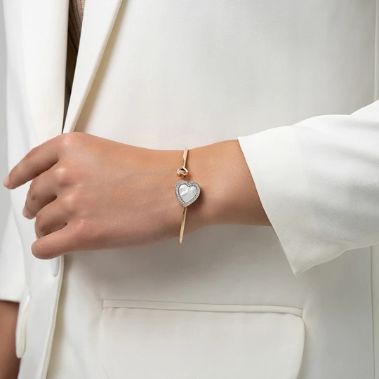 Браслет золотой 070059 п | Ювелирные изделия в сети Золотая Подкова