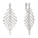 Серьги серебряные 1052812-01110 | Серьги серебряные 1052812-01110 купить по цене 5875 руб. в ювелирном магазине ⭐️ «Золотая Подкова»