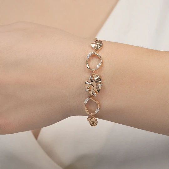 Браслет золотой 05-0757-00-201-1110 | Ювелирные изделия от бренда Платина 💍 купить по доступной цене в ювелирной сети «Золотая Подкова»