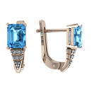 Серьги золотые 1023452-11130-T | Серьги золотые 1023452-11130-T купить по цене 71064 руб. в ювелирном магазине ⭐️ «Золотая Подкова»