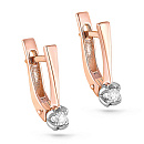 Серьги золотые 12-0810-1000 | Серьги золотые 12-0810-1000 купить по цене 77250 руб. в ювелирном магазине ⭐️ «Золотая Подкова»
