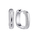 Серьги серебряные SL-E01519-X-W-X-X-W | Серьги серебряные SL-E01519-X-W-X-X-W купить по цене 6741 руб. в ювелирном магазине ⭐️ «Золотая Подкова»