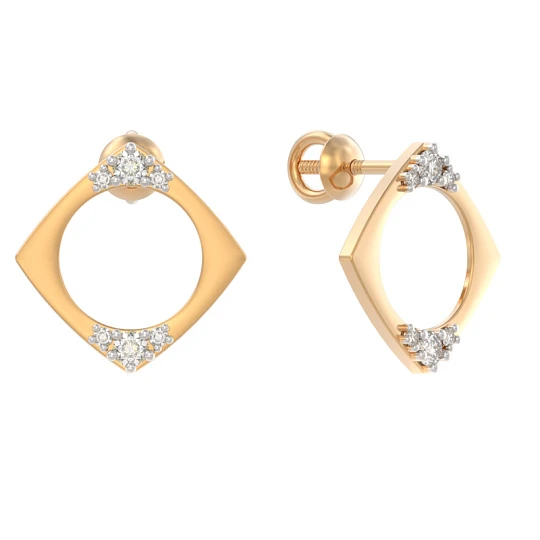 Серьги золотые 1050972-11110 | Женские золотые серьги купить по выгодной цене в ювелирном магазине ⭐️ «Золотая Подкова»