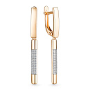 Серьги золотые 25074-100 | Серьги золотые 25074-100 купить по цене 75066 руб. в ювелирном магазине ⭐️ «Золотая Подкова»