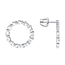 Серьги серебряные 94026009 | Серьги серебряные 94026009 купить по цене 1678 руб. в ювелирном магазине ⭐️ «Золотая Подкова»