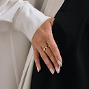 Кольцо золотое 902591-1000 | Кольцо золотое 902591-1000 купить по цене 35595 руб. в ювелирном магазине ⭐️ «Золотая Подкова»