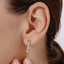 Серьги золотые 25435-100 | Серьги золотые 25435-100 купить по цене 172558 руб. в ювелирном магазине ⭐️ «Золотая Подкова»