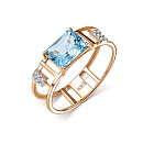 Кольцо золотое 10390918 Топаз | Кольцо золотое 10390918 Топаз купить по цене 67689 руб. в ювелирном магазине ⭐️ «Золотая Подкова»