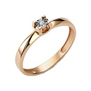 Кольцо золотое 16013-100 | Кольцо золотое 16013-100 купить по цене 63630 руб. в ювелирном магазине ⭐️ «Золотая Подкова»