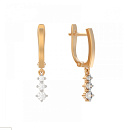 Серьги золотые 1048092-11110 | Серьги золотые 1048092-11110 купить по цене 39858 руб. в ювелирном магазине ⭐️ «Золотая Подкова»