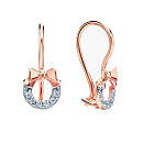 Серьги золотые 40134900 | Серьги золотые 40134900 купить по цене 17437 руб. в ювелирном магазине ⭐️ «Золотая Подкова»